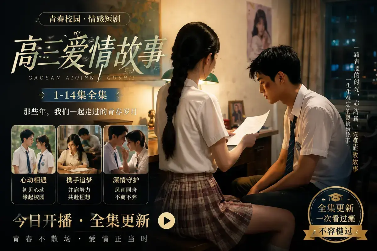 《AI 短剧高三爱情故事》高清中字无删减版在线观看 - 林澈苏晚晴校园恋曲全集 - 免费流畅播放资源