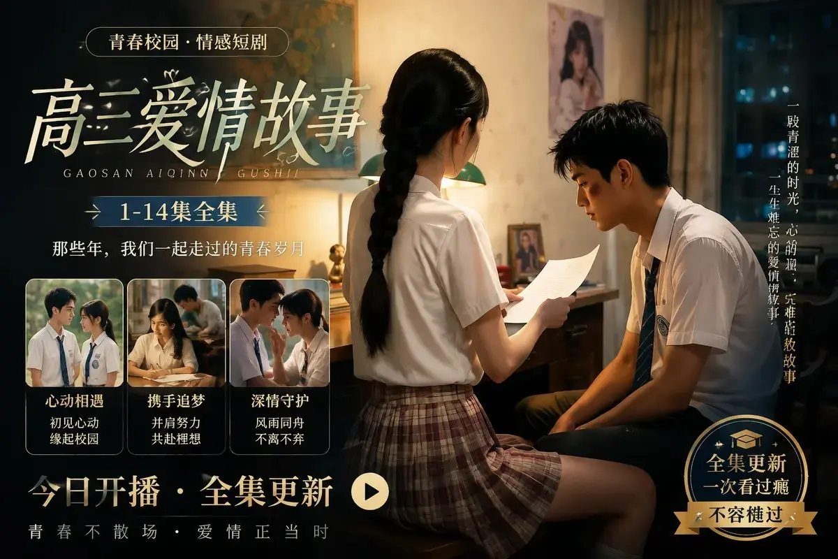 黄果魔改AI短剧《b中高三爱情故事》高清未删减全集在线观看-高三爱情故事if篇蓝光修复中字版-免费资源直链