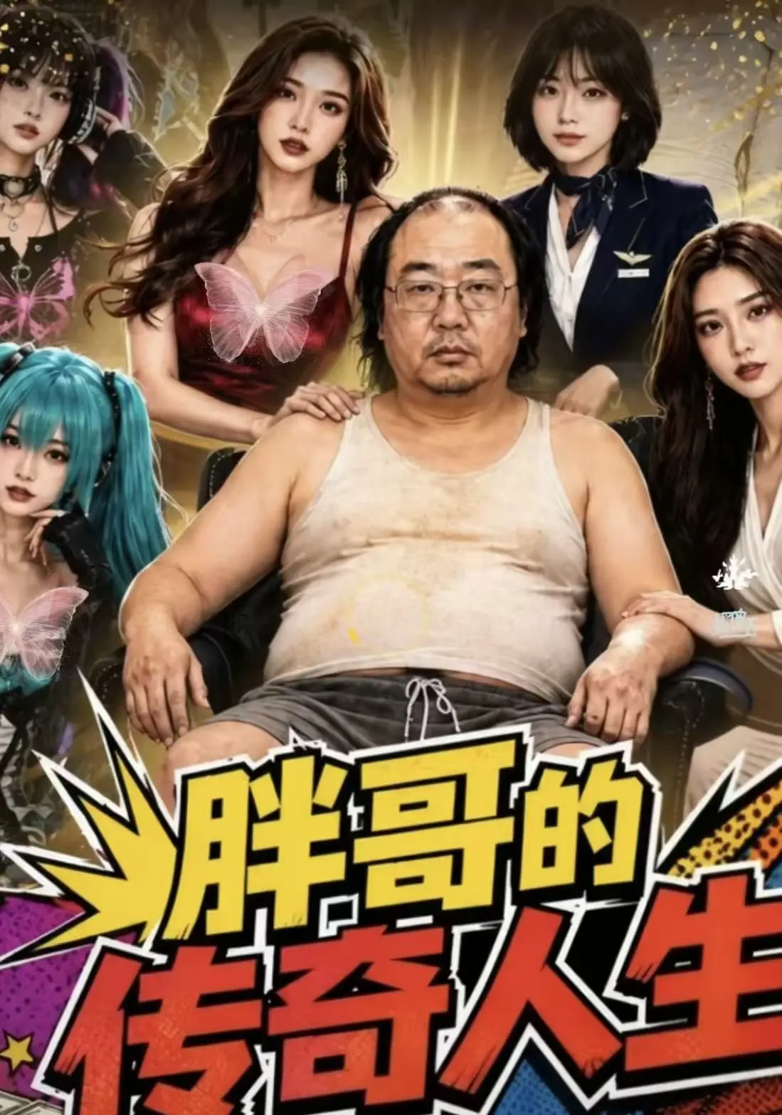 黄果魔改AI短剧《胖哥的传奇人生》全集无广告在线观看-胖哥的传奇人生夸克迅雷百度云网盘免费下载-200斤胖子逆袭解气